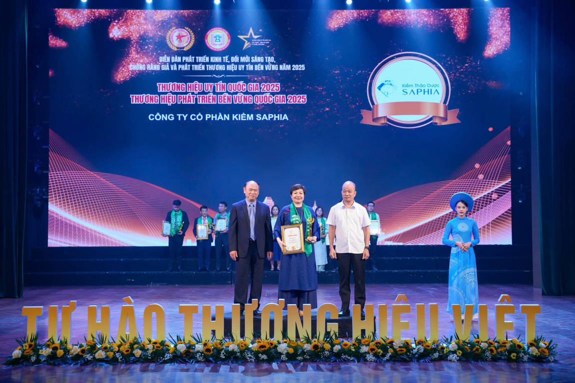 Kiềm thảo dược Saphia tự hào là doanh nghiệp Việt góp ngòi bút vào trang sách “Việt Nam - Kỷ nguyên vươn mình”