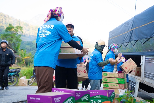 Bước chân nhân ái C168 giữa đời thường – Dấu chân của tình yêu thương